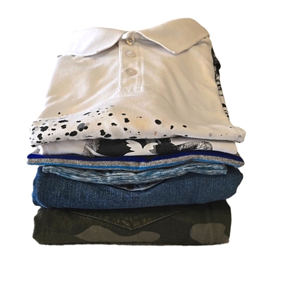 6 Piece Bundle of Big Boys' Back To School Clothes - Picture 2 of 15